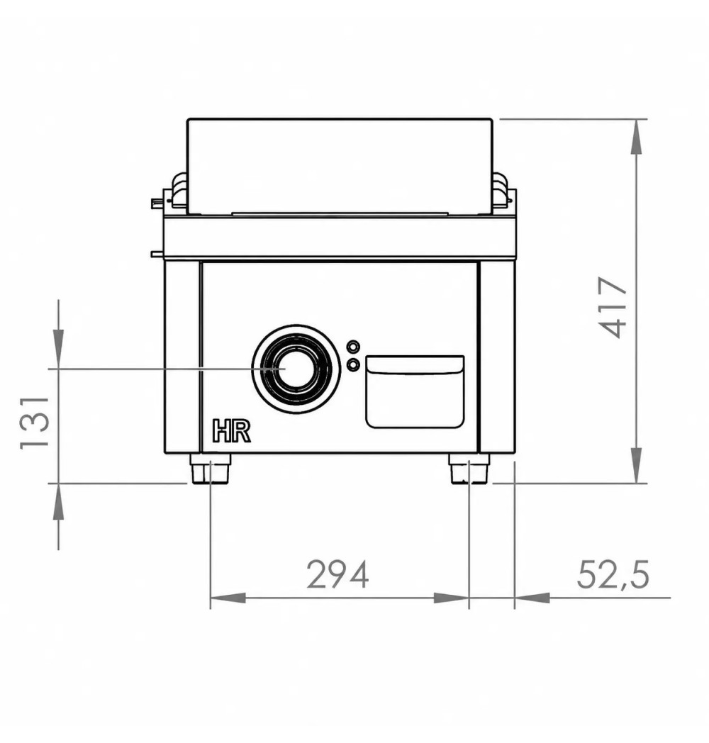 Fry Top Eléctrico HR Fainca FTE9004S | 7,5 kW