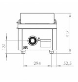 Fry Top Eléctrico HR Fainca FTE9004S | 7,5 kW