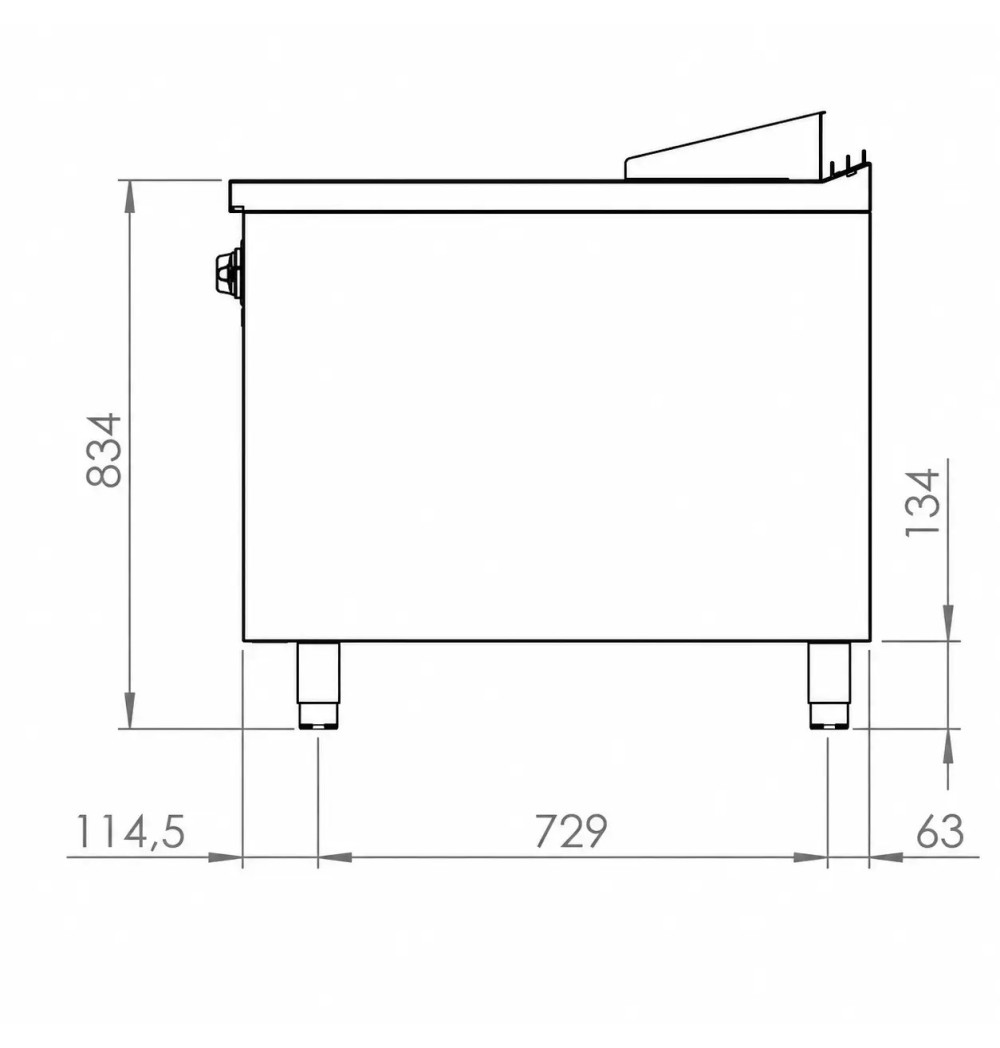 Fry Top Eléctrico HR Fainca FTE9004E | 7,5 kW