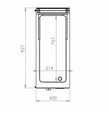 Fry Top Eléctrico HR Fainca FTE9004E | 7,5 kW