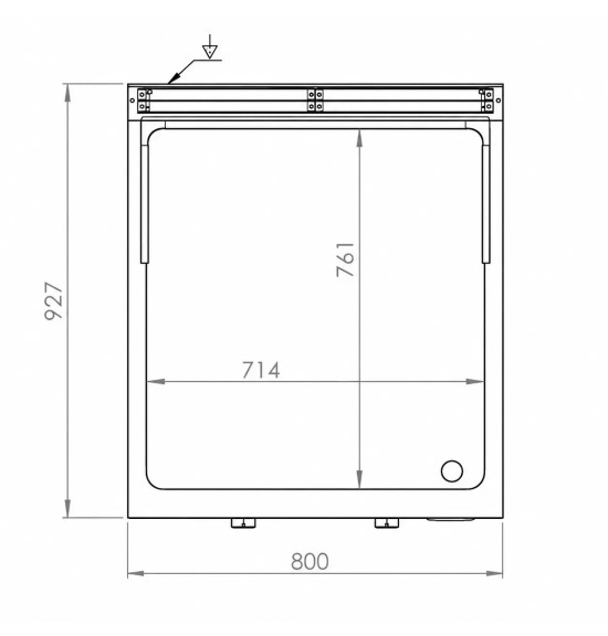 Fry Top Eléctrico Cromado HR Fainca FTE9008SCR | 15 kW