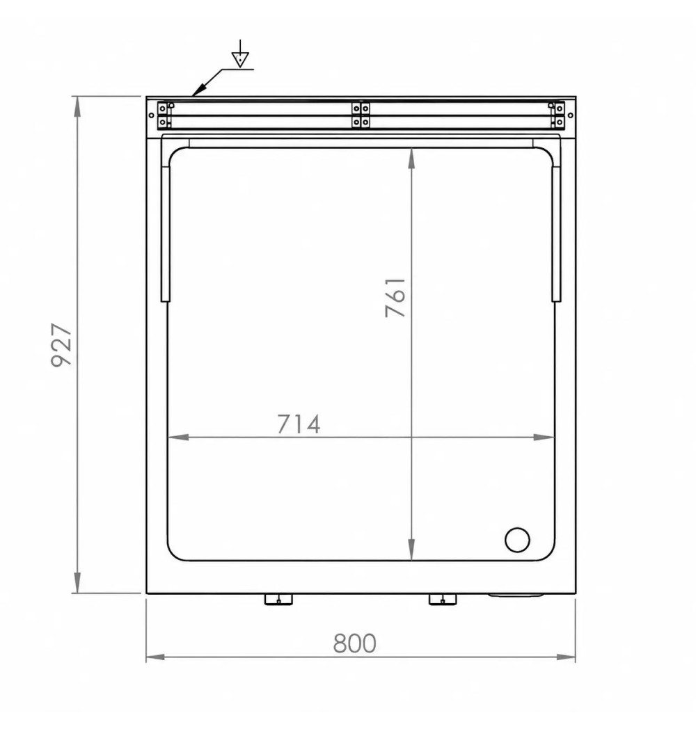 Fry Top Eléctrico Cromado HR Fainca FTE9008SCR | 15 kW