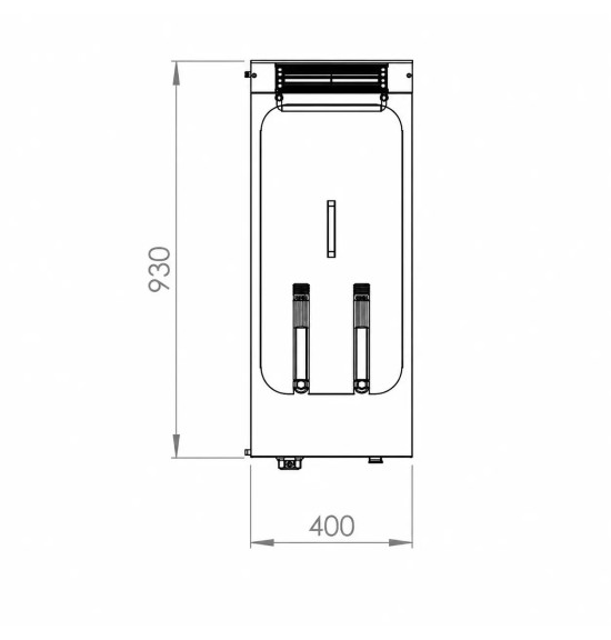 Freidora a Gas 20 L HR Fainca FDG20L900E | 14 kW