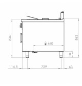 Freidora a Gas 2x20 L HR Fainca FDG20L20L900E | 28 kW