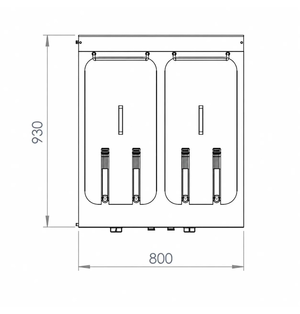 Freidora Eléctrica 2x22 L HR Fainca FD22L22LTRIF900E | 36 kW