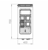 Cuecepastas a Gas 40 L HR Fainca CPG40L900E | 13 kW