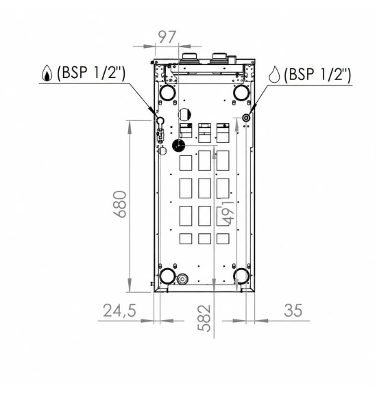 Cuecepastas a Gas 40 L HR Fainca CPG40L900E | 13 kW