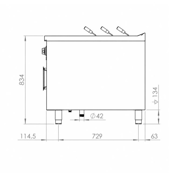 Cuecepastas Eléctrico HR Fainca CPE40L900E | 13 kW