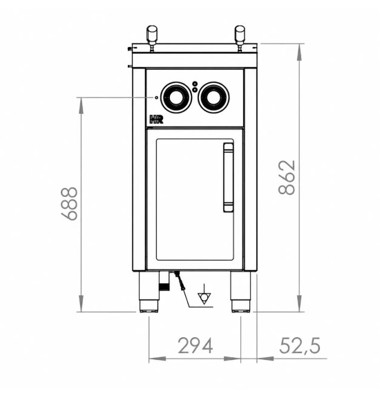 Cuecepastas Eléctrico HR Fainca CPE40L900E | 13 kW