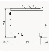 Cuecepastas Doble Eléctrico HR Fainca CPE40L40L900E | 26 kW
