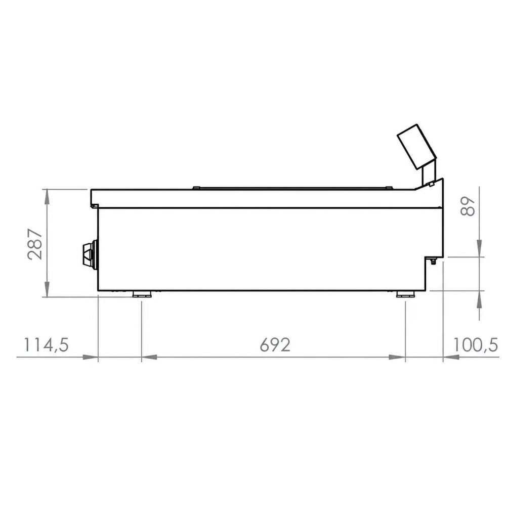 Mantenedor de Fritos HR Fainca MF9004S | 1 kW