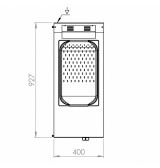 Mantenedor de Fritos HR Fainca MF9004S | 1 kW
