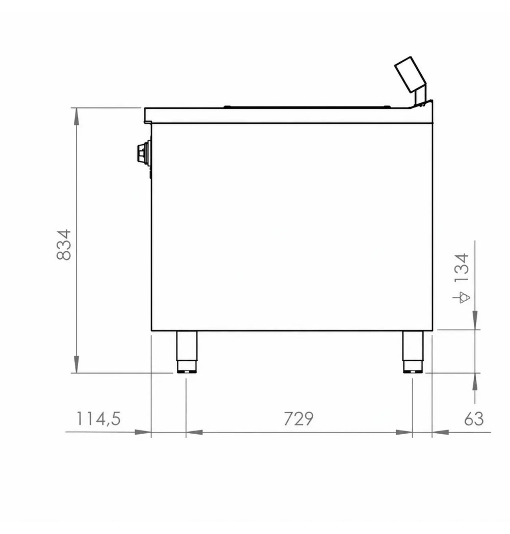 Mantenedor de Fritos HR Fainca MF9004E | 1 kW