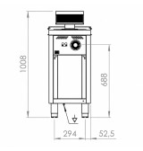 Mantenedor de Fritos HR Fainca MF9004E | 1 kW