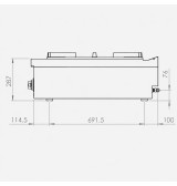 Paellero a Gas HR Fainca PLL9008S Serie 900 | 25 kW