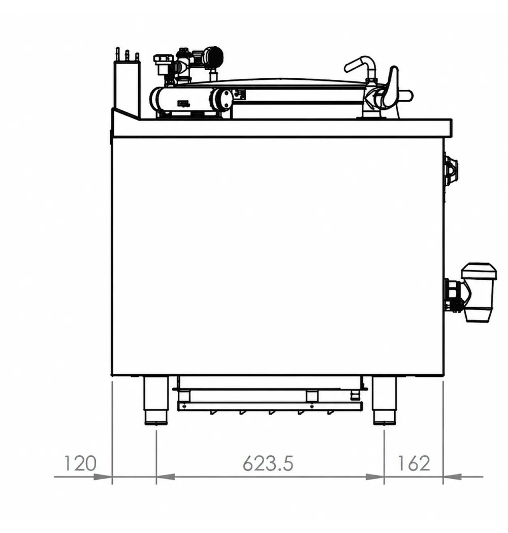 Marmita a Gas HR Fainca MG150L900E 150 L | 24 kW