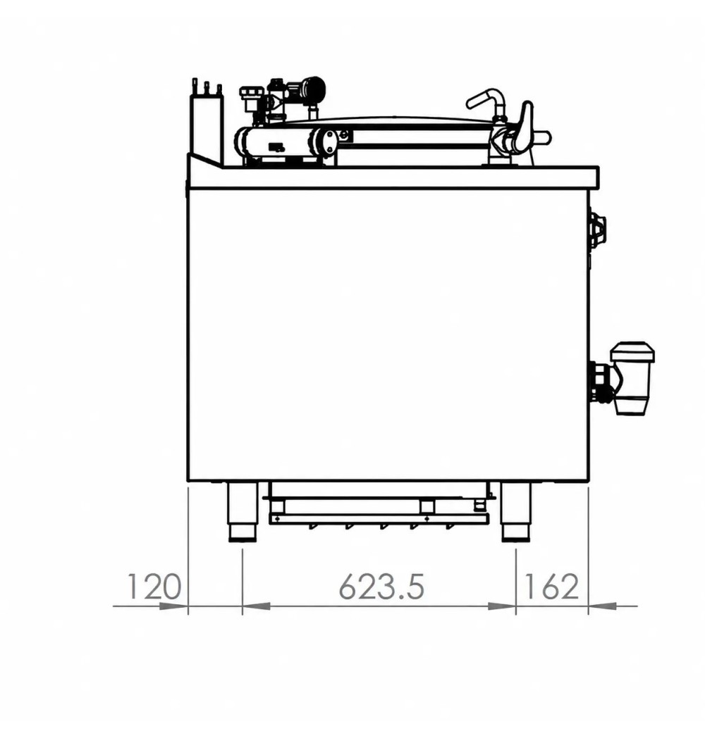 Marmita Eléctrica HR Fainca ME150L900E 150 L | 16 kW