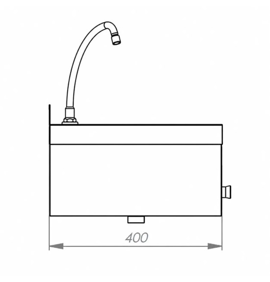 Lavamanos Profesional HR Fainca LAVMS 400 x 400 mm