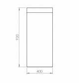 Mueble Neutro con Cajón HR Fainca CN9004S 400 mm