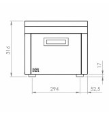Mueble Neutro con Cajón HR Fainca CN9004S 400 mm