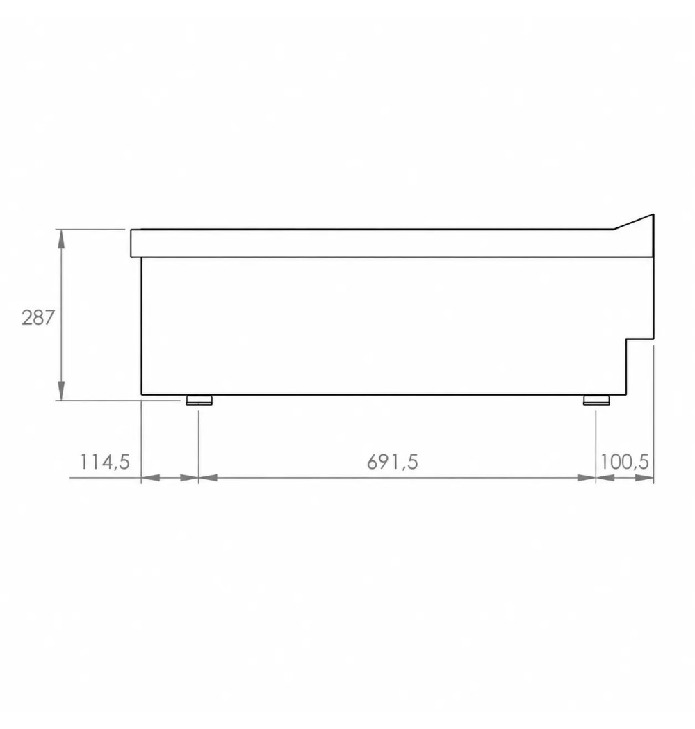 Mueble Neutro HR Fainca CNS9004S 400 mm Serie 900