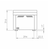 Mueble Neutro HR Fainca CNS9004S 400 mm Serie 900