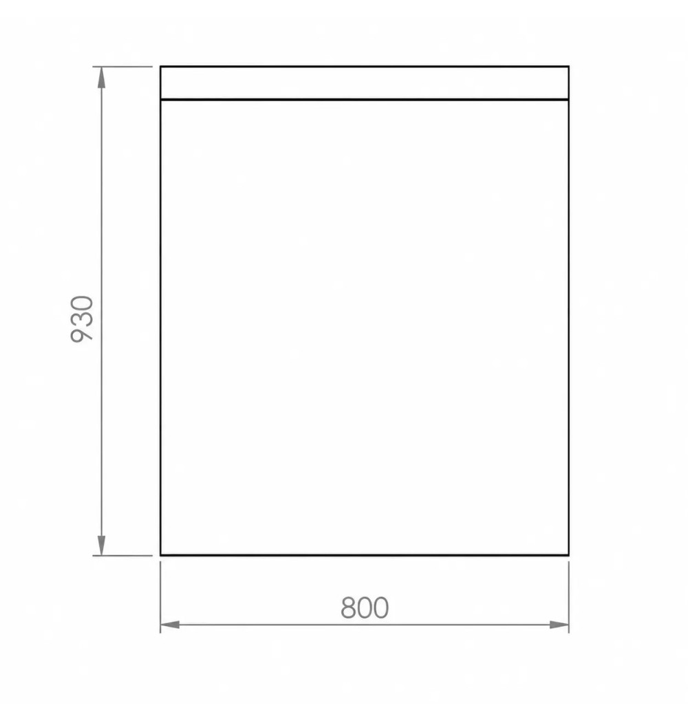Mueble Neutro HR Fainca CNS9008S 800 mm Serie 900
