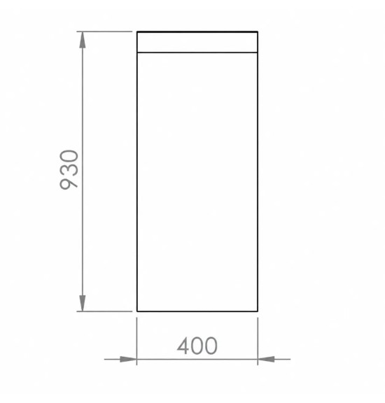 Mueble Neutro con Cajón HR Fainca CN9004E 400 mm