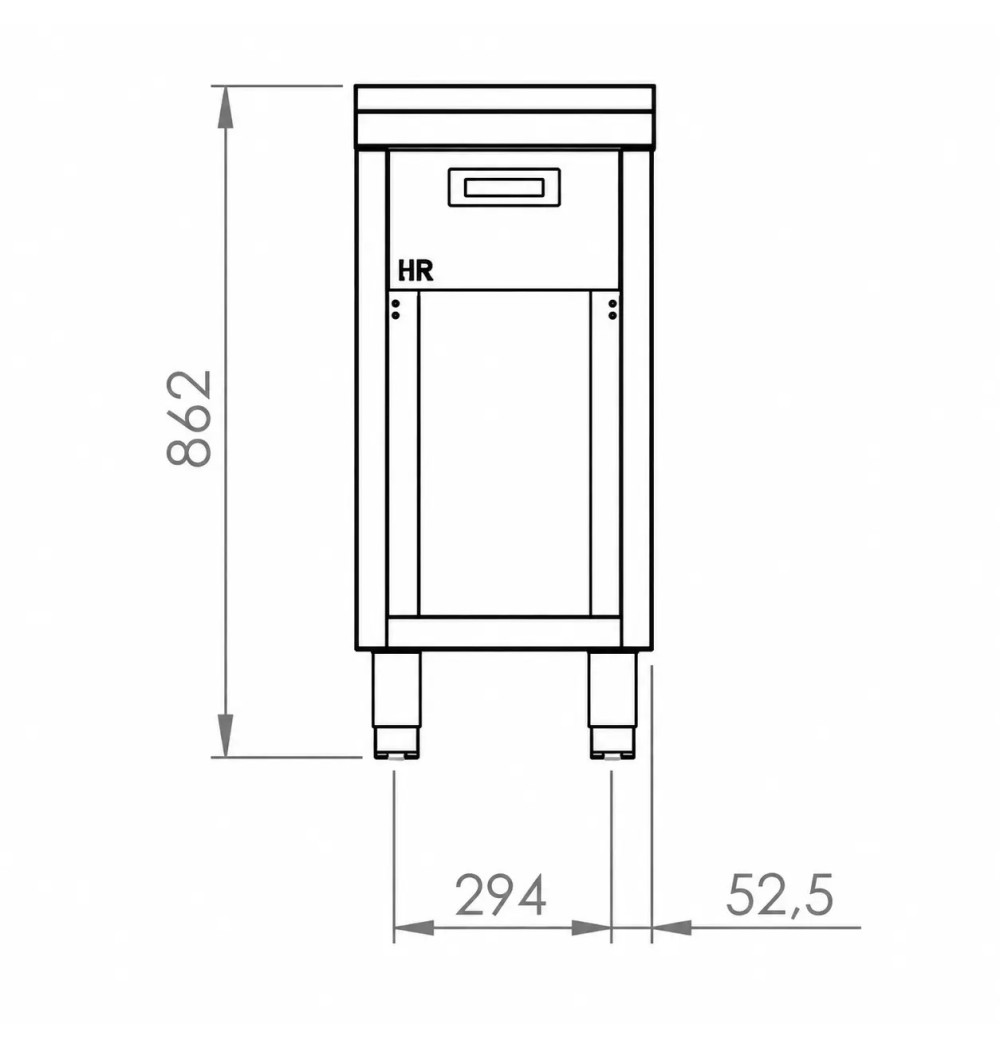 Mueble Neutro con Cajón HR Fainca CN9004E 400 mm