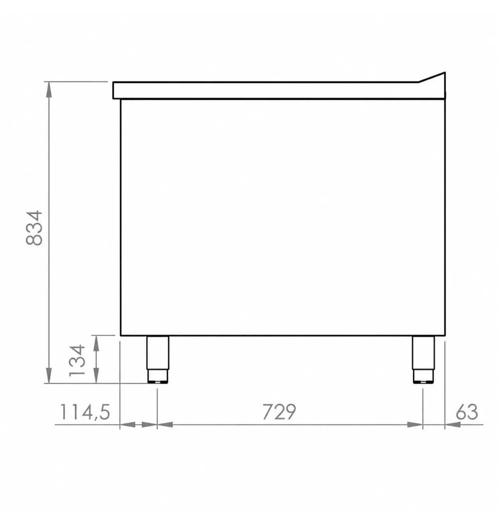 Mueble Neutro HR Fainca CNS9004E 400 mm Serie 900