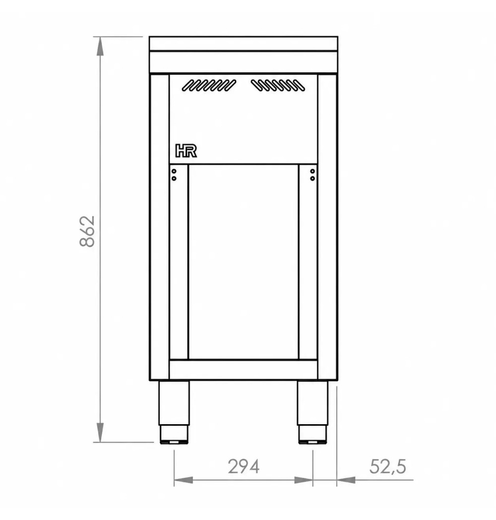 Mueble Neutro HR Fainca CNS9004E 400 mm Serie 900