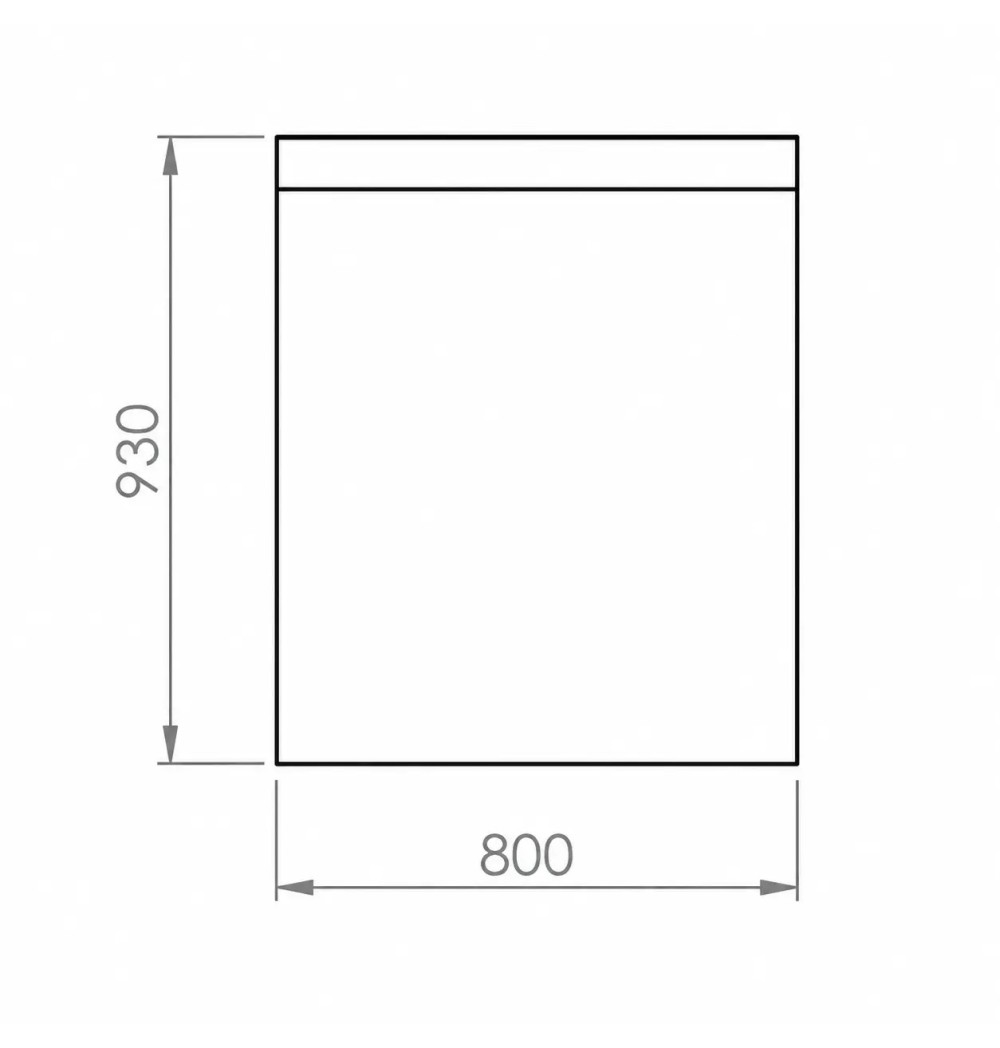 Mueble Neutro HR Fainca CN9008E 800 mm con 2 Cajones