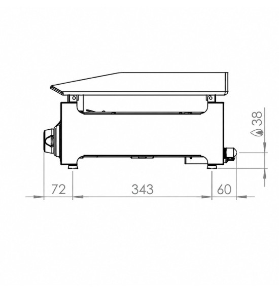 Plancha 400 HR Fainca PLC4100 - Gastromáquinas