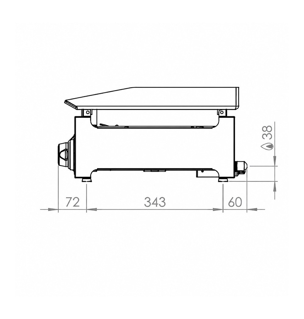 Plancha 400 HR Fainca PLC4100 - Gastromáquinas