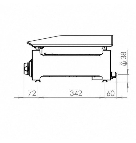 Plancha 800 HR Fainca PLC8100 - Gastromáquinas