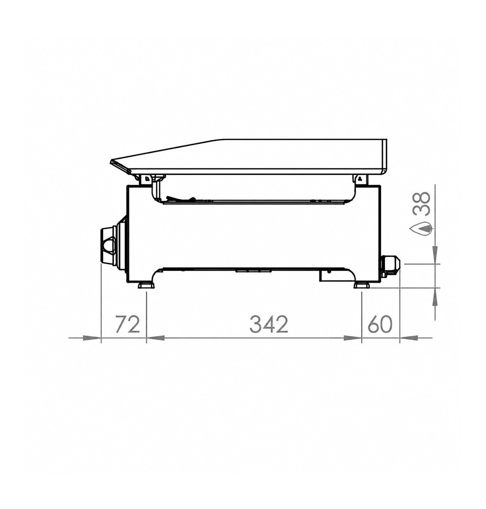 Plancha 800 HR Fainca PLC8100 - Gastromáquinas