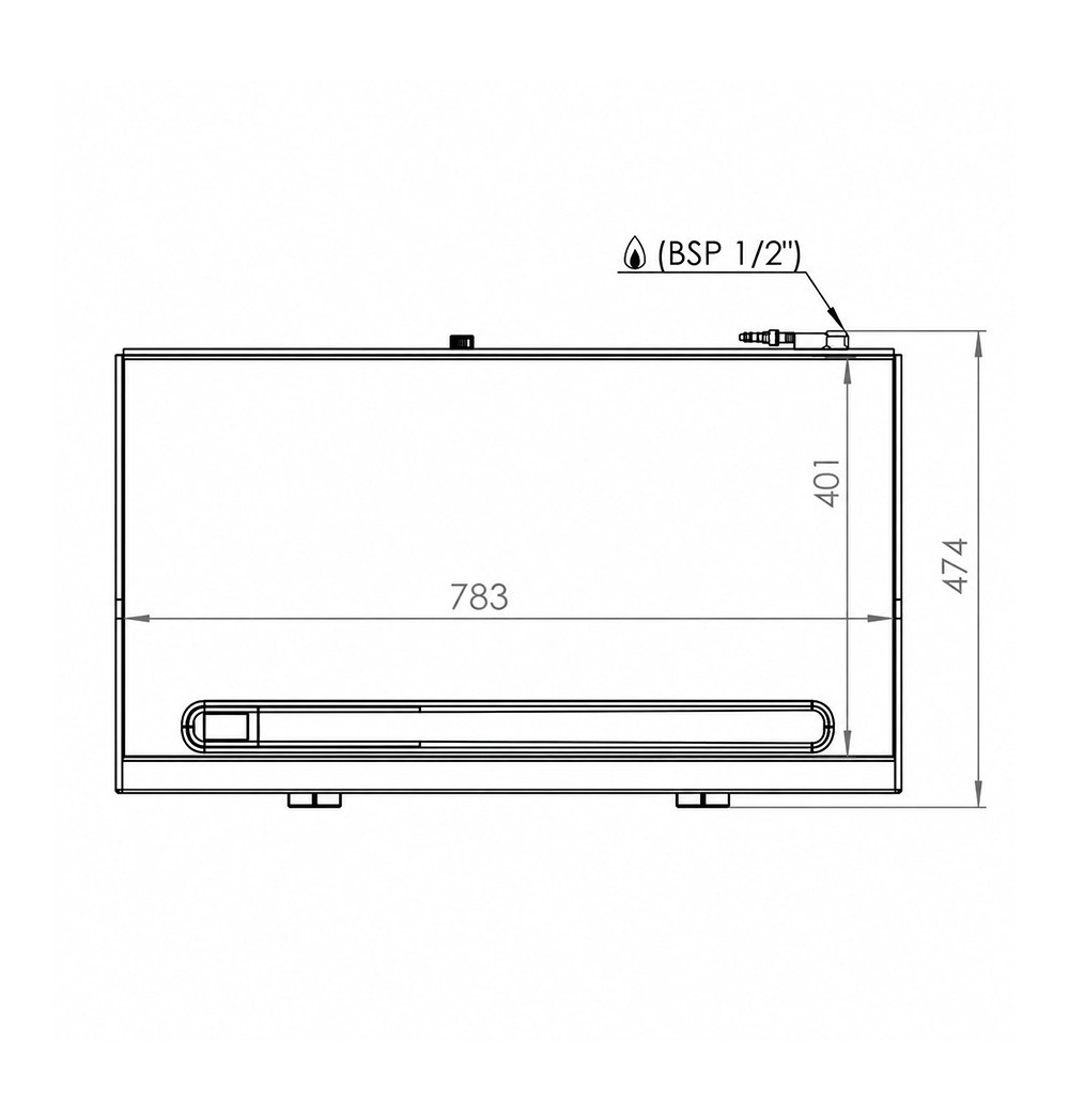 Plancha 800 HR Fainca PLC8100 - Gastromáquinas