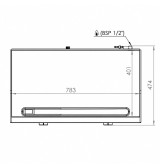 Plancha 800 HR Fainca PLC8100 - Gastromáquinas