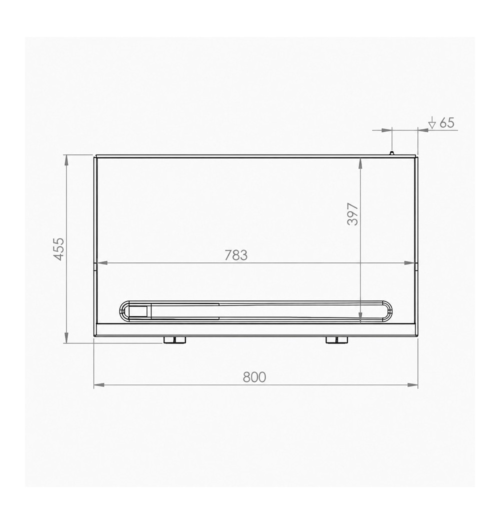 Plancha eléctrica 800 HR Fainca PLCE8100 - Gastromáquinas