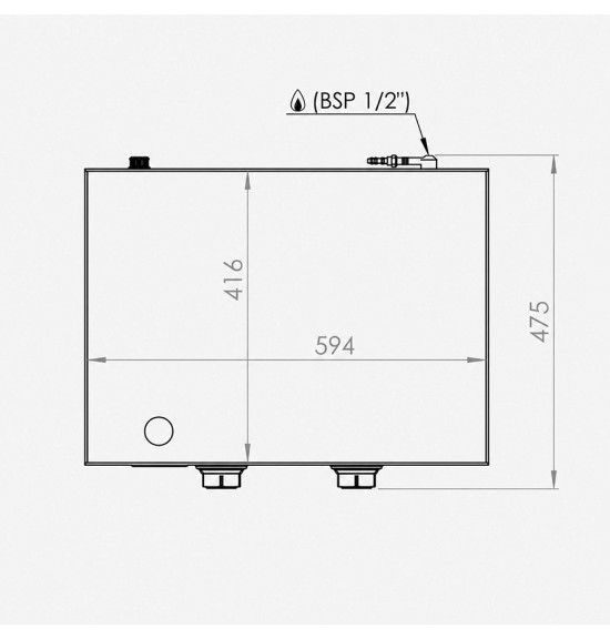 Plancha 600 gas rectificada HR Fainca PLC6100RT - Gastromáquinas