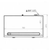 Plancha 800 gas rectificada HR Fainca PLC8100RT - Gastromáquinas