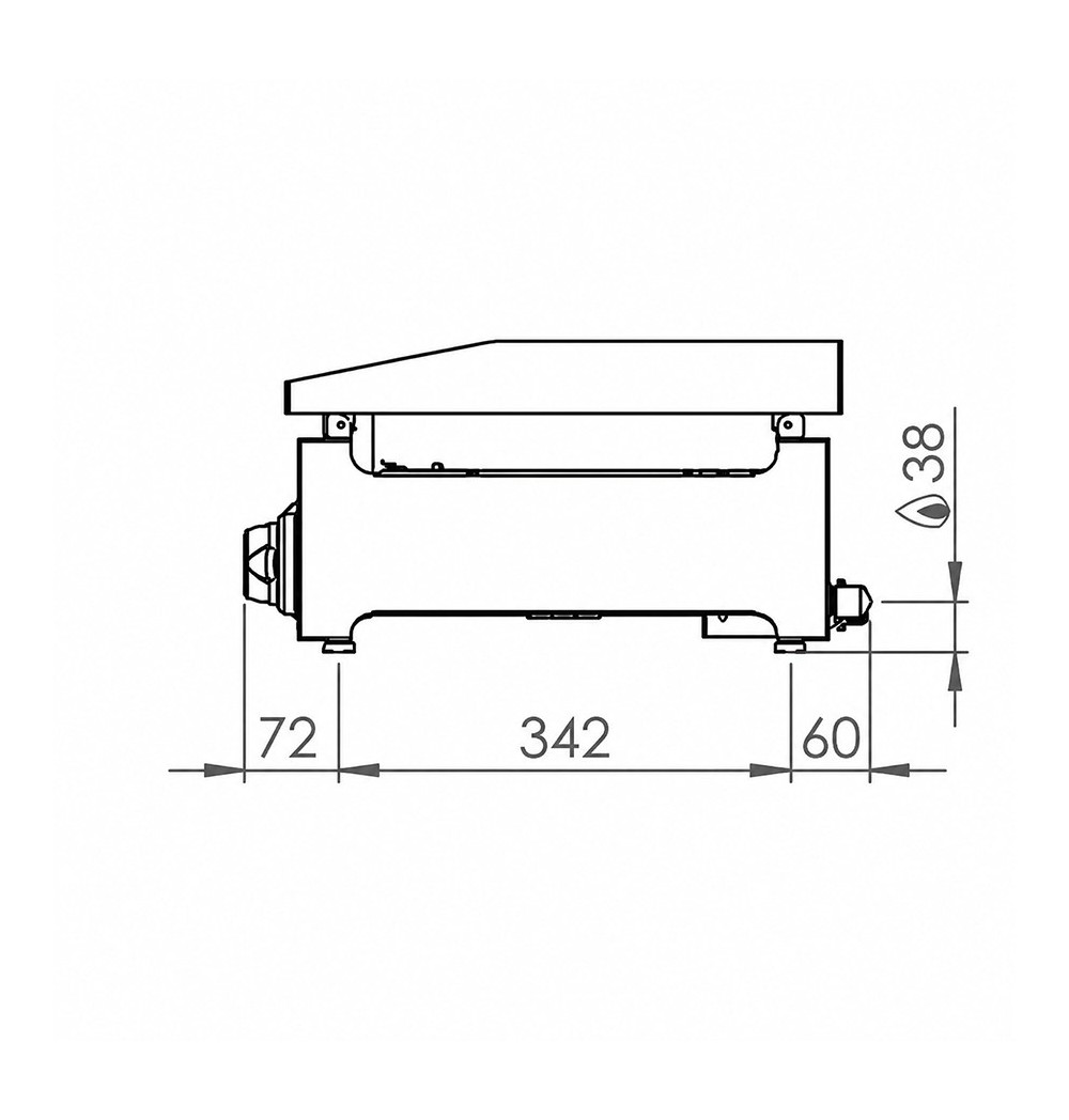 Plancha 1000 gas rectificada HR Fainca PLC10100RT - Gastromáquinas