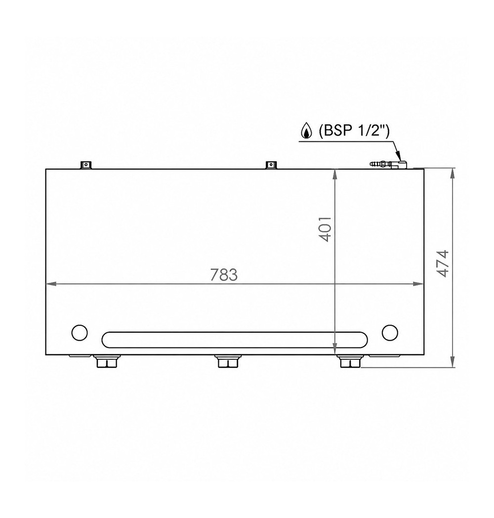 Plancha 1000 gas rectificada HR Fainca PLC10100RT - Gastromáquinas
