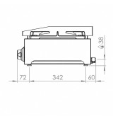 Plancha 800 gas rectificada + fogón HR Fainca PLC8100RTF - Gastromáquinas