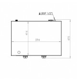 Plancha 600 gas cromo HR Fainca PLC6100CR - Gastromáquinas