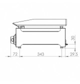 Plancha 600 eléctrica rectificada HR Fainca PLCE6100RT - Gastromáquinas