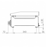 Plancha 600 eléctrica cromo HR Fainca PLCE6100CR - Gastromáquinas