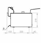 Freidora 6L HR Fainca FD6L - Gastromáquinas