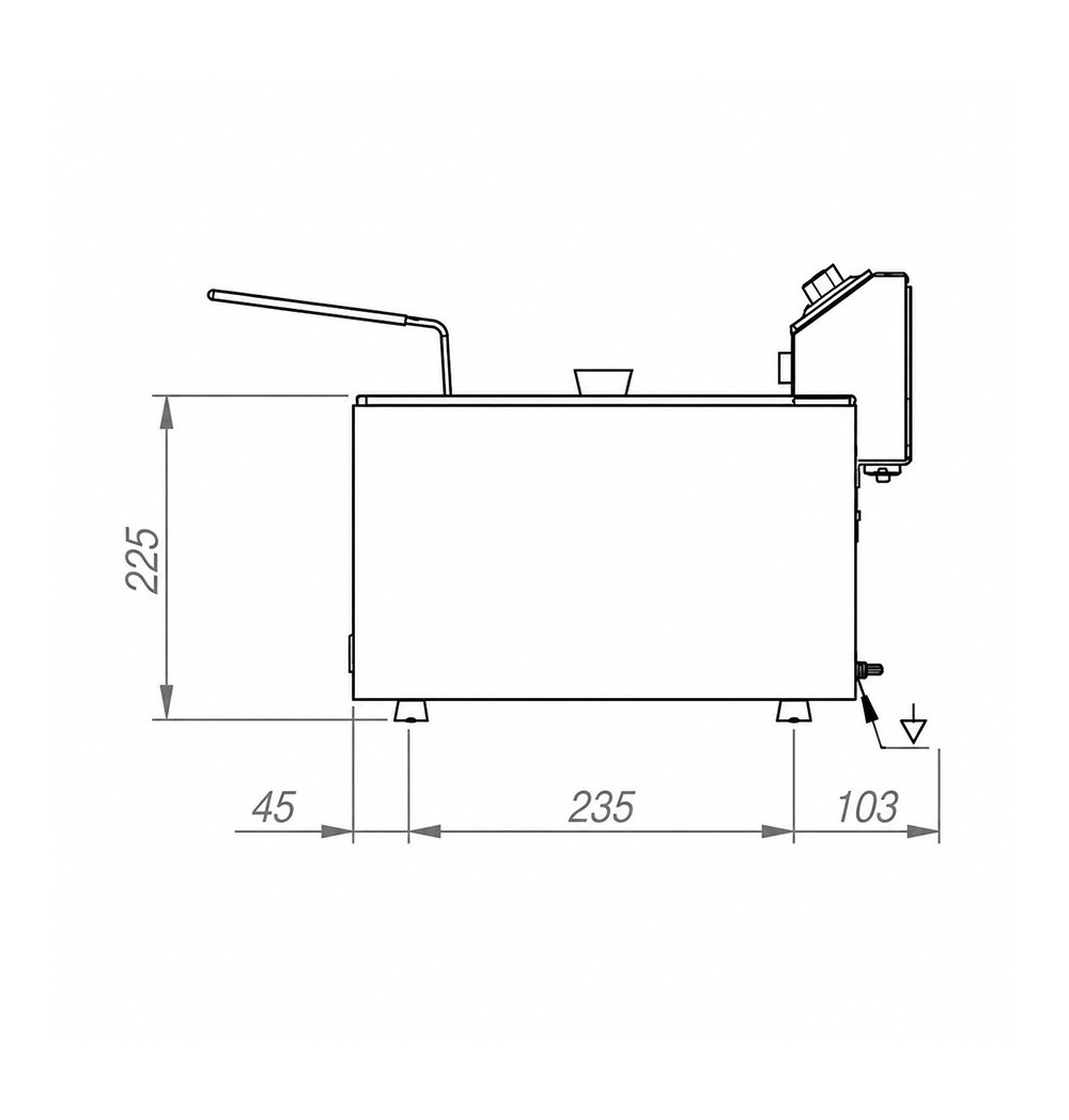 Freidora 6L+6L HR Fainca FD6L6L - Gastromáquinas