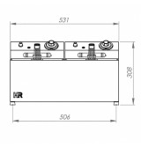 Freidora 6L+6L fooster HR Fainca FD6L6LF - Gastromáquinas